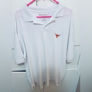 Texas Longhorns White Polo Shirt size mens 3XL